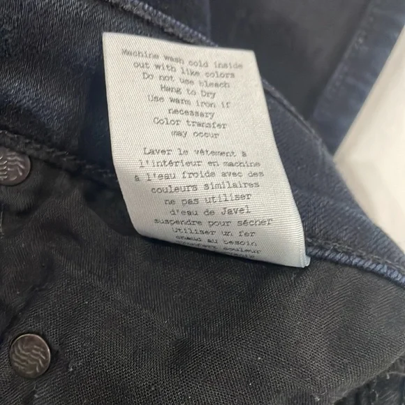 Rag and Bone dark capri denim skinny jeans size 24 - Picture 11 of 12